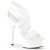 Pleaser Sandales DELIGHT-669 Blanc EU-35/US-5