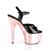 Pleaser Sandales ADORE-709 Noir Or Rose Chrome EU-35/US-5
