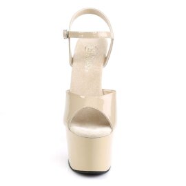 Pleaser Sandales ADORE-709 Crème EU-35/US-5