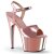 Pleaser Sandales ADORE-709 Or Rose Métallique Chrome EU-35/US-5