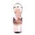 Pleaser Sandales ADORE-709 Or Rose Métallique Chrome EU-35/US-5