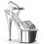 Pleaser Sandales ADORE-709 Argent Métallique Chrome EU-37/US-7