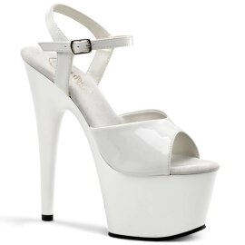Pleaser Sandales ADORE-709 Blanc EU-37/US-7