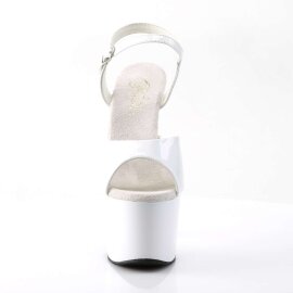 Pleaser Sandales ADORE-709 Blanc EU-38/US-8