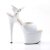 Pleaser Sandales ADORE-709 Blanc EU-38/US-8