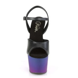 Pleaser Sandales ADORE-709BP Noir Bleu-Violet EU-35/US-5