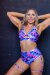 AMBR Designs Crop top torsadé Soul L