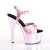 Pleaser Sandales ADORE-709HGCH Rose Hologramme EU-38/US-8