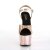 Pleaser Sandales ADORE-709HGCH Or Rose Hologramme Chrome EU-36/US-6