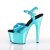 Pleaser Sandales ADORE-709HGCH Turquoise Hologramme Chrome EU-41/US-11