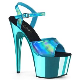 Pleaser Sandales ADORE-709HGCH Turquoise Hologramme...