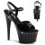Pleaser Sandales ADORE-709LS Noir EU-37/US-7