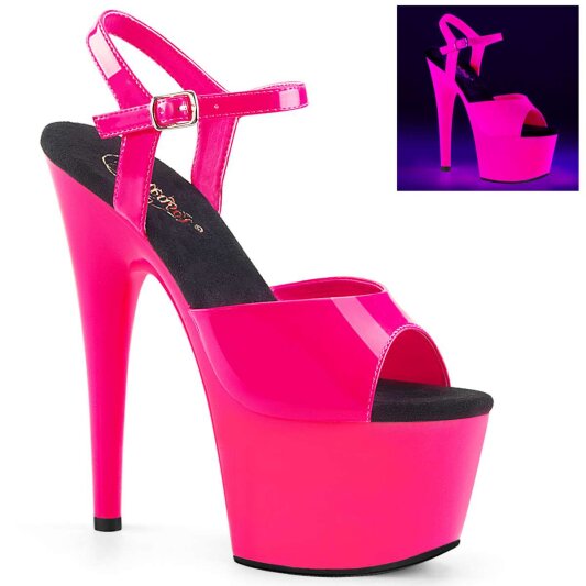 Pleaser Sandales ADORE-709UV Néon-Rose EU-41/US-11