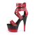 Pleaser Sandales ADORE-766 Rouge Noir EU-35/US-5