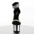 Pleaser Sandales ADORE-769RS Noir Argent Chrome EU-42/US-12