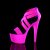 Pleaser Sandales ADORE-769UV Néon-Rose EU-36/US-6