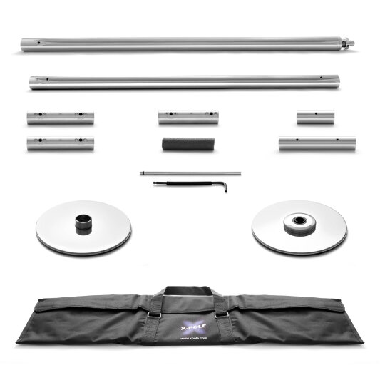 X-Pole SPORT Chrome 40 mm 3,24 m - 3,37 m