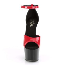 Pleaser Sandales ADORE-789 Rouge Noir EU-36/US-6