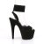 Pleaser Sandales ADORE-791FS Noir EU-36/US-6