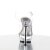 Pleaser Sandales ALLURE-608 Transparent Argent EU-35/US-5