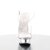 Pleaser Sandales ALLURE-608 Transparent Argent EU-39/US-9