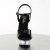 Pleaser Sandales ALLURE-609 Noir Transparent EU-39/US-9