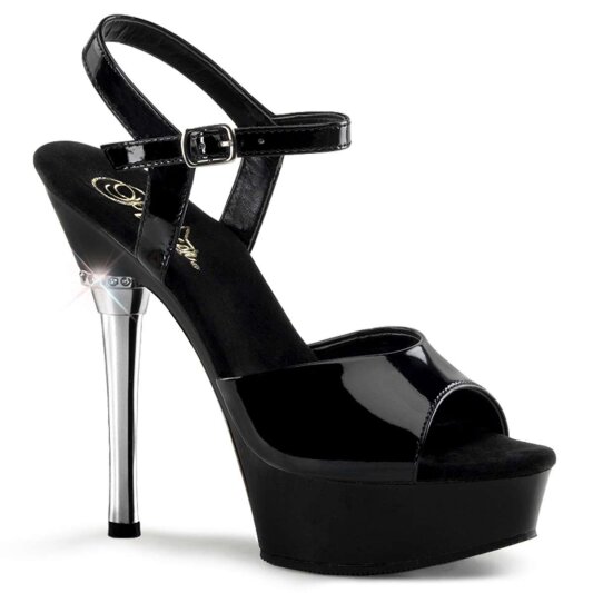 Pleaser Sandales ALLURE-609 Noir EU-35/US-5