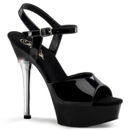 Pleaser Sandales ALLURE-609 Noir EU-35/US-5
