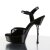 Pleaser Sandales ALLURE-609 Noir EU-39/US-9