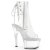 Pleaser Bottines ASPIRE-1018C Transparent Argent EU-35/US-5