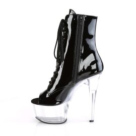 Pleaser Bottines ASPIRE-1021 Noir Transparent EU-35/US-5