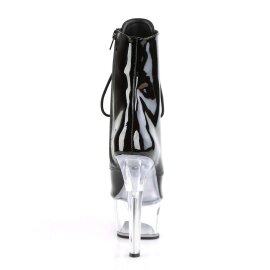 Pleaser Bottines ASPIRE-1021 Noir Transparent EU-35/US-5