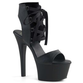 Pleaser Sandales ASPIRE-600-14 Noir EU-38/US-8