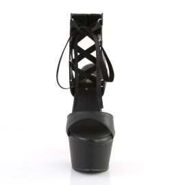 Pleaser Sandales ASPIRE-600-14 Noir EU-38/US-8