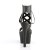 Pleaser Sandales ASPIRE-600-14 Noir EU-38/US-8