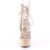 Pleaser Bottines ASPIRE-600-30 Transparent Nude EU-35/US-5
