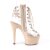 Pleaser Bottines ASPIRE-600-30 Transparent Nude EU-35/US-5