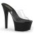 Pleaser Mules ASPIRE-601 Transparent Noir Strass EU-37/US-7