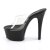 Pleaser Mules ASPIRE-601 Transparent Noir Strass EU-37/US-7