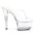 Pleaser Mules ASPIRE-601 Transparent Argent EU-35/US-5
