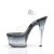 Pleaser Sandales ASPIRE-608STD Transparent Noir EU-37/US-7