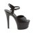 Pleaser Sandales ASPIRE-609 Noir EU-37/US-7