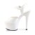 Pleaser Sandales ASPIRE-609 Blanc EU-38/US-8