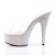 Pleaser Mules BEJEWELED-601DM Transparent Argent Strass EU-37/US-7
