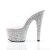 Pleaser Mules BEJEWELED-701MS Transparent Argent Strass EU-35/US-5