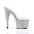 Pleaser Mules BEJEWELED-701MS Transparent Argent Strass EU-37/US-7