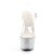Pleaser Sandales BEJEWELED-708DM Transparent Argent Strass EU-35/US-5