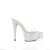 Pleaser Mules BEJEWELED-712RS Transparent Argent Strass EU-35/US-5