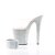 Pleaser Mules BEJEWELED-812RS Transparent Argent Strass EU-35/US-5