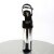 Pleaser Sandales BEYOND-009 Noir Argent Chrome EU-38/US-8